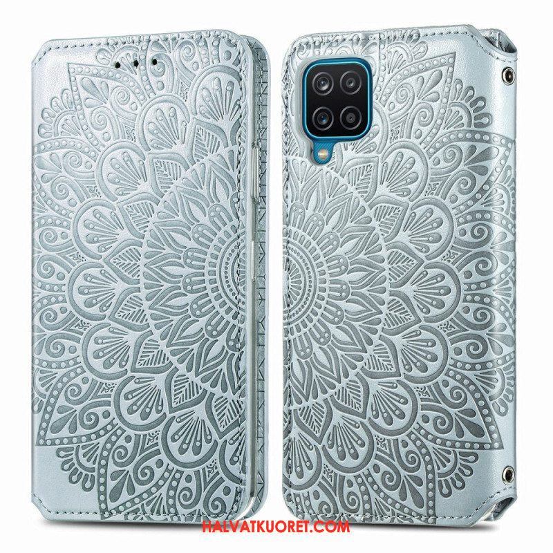 Puhelinkuoret Samsung Galaxy M12 / A12 Kotelot Flip Mandala