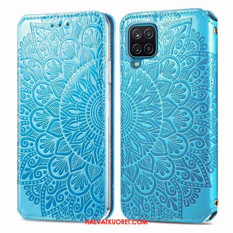 Puhelinkuoret Samsung Galaxy M12 / A12 Kotelot Flip Mandala