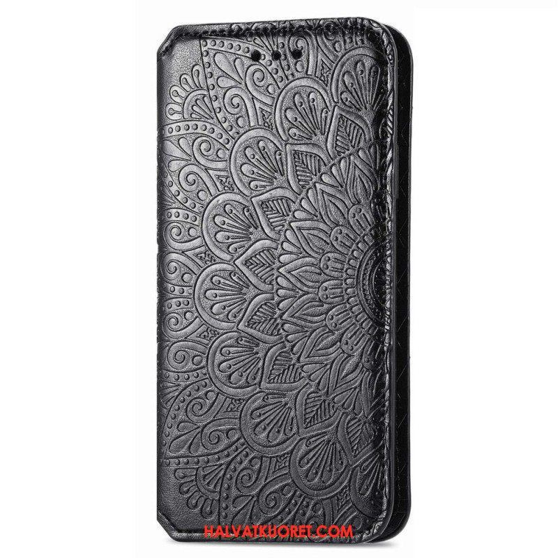 Puhelinkuoret Samsung Galaxy S22 Ultra 5G Kotelot Flip Mandala