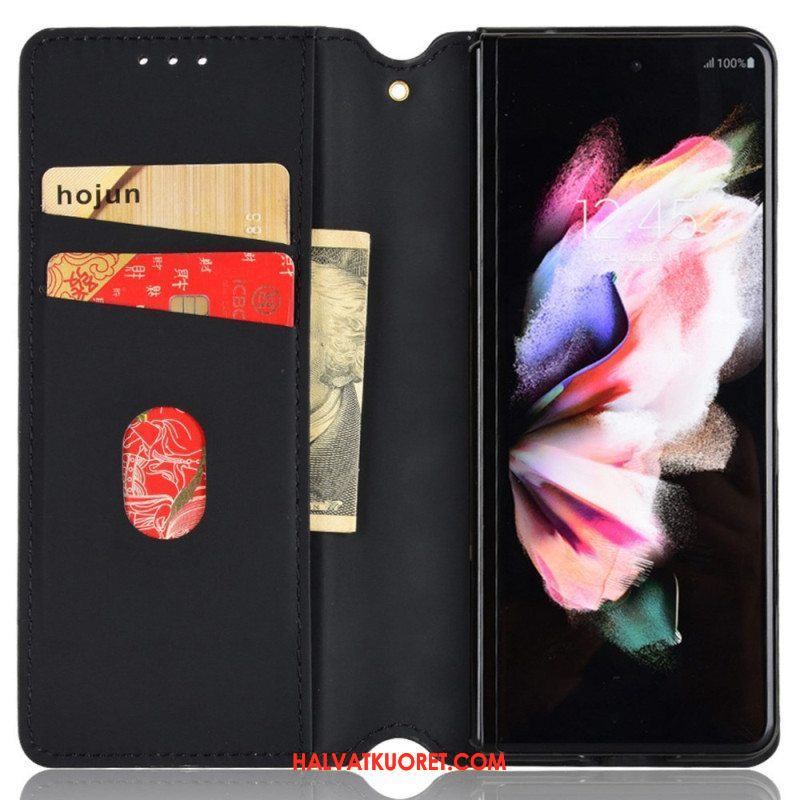 Puhelinkuoret Samsung Galaxy Z Fold 4 Kotelot Flip 3d Kuutio