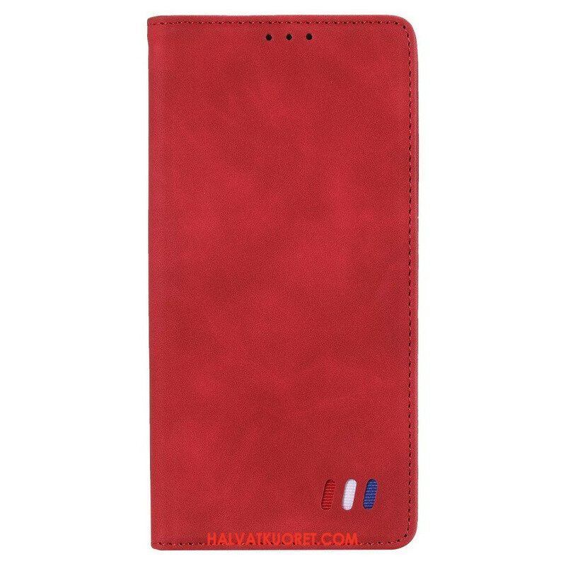 Puhelinkuoret Xiaomi Redmi Note 10 5G Kotelot Flip Tricolor Nahkatyyli