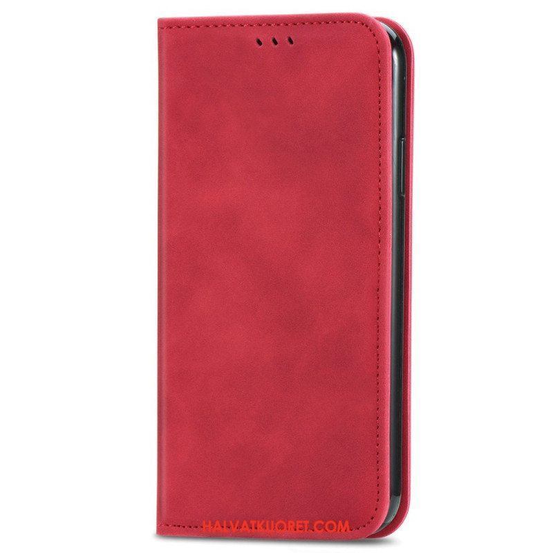 Puhelinkuoret Xiaomi Redmi Note 11 / 11S Kotelot Flip Vintage Nahkaefekti