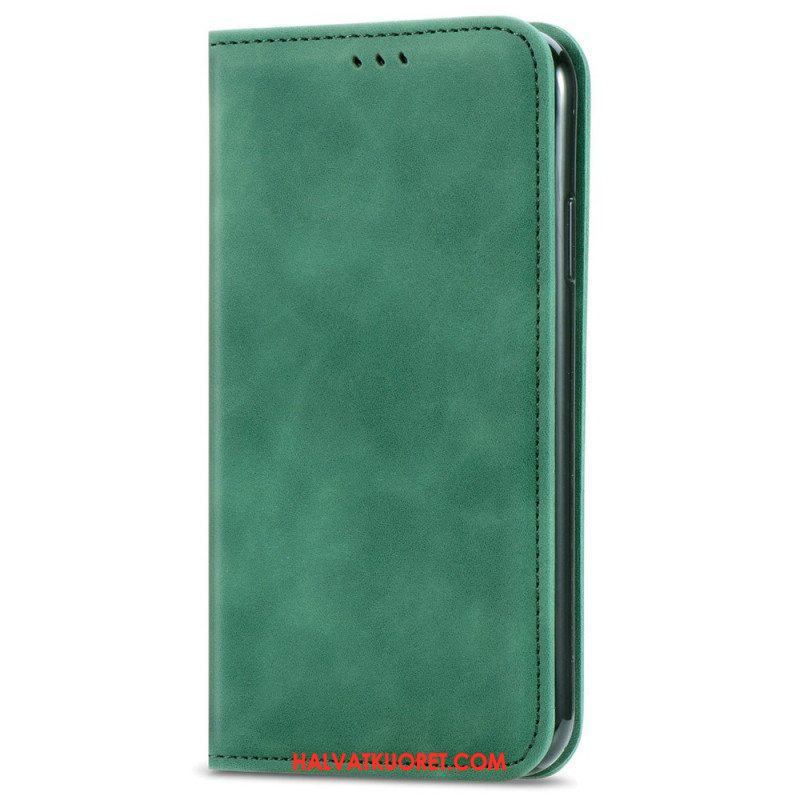 Puhelinkuoret Xiaomi Redmi Note 11 / 11S Kotelot Flip Vintage Nahkaefekti