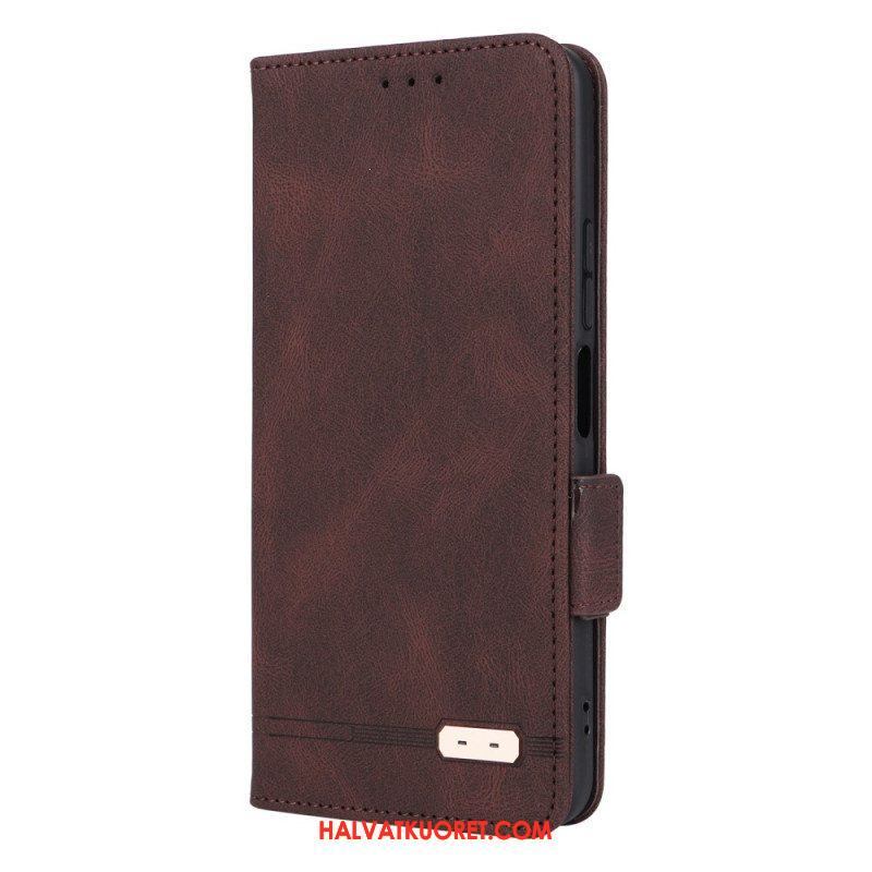 Puhelinkuoret Xiaomi Redmi Note 12 4G Kotelot Flip Vintage Classic