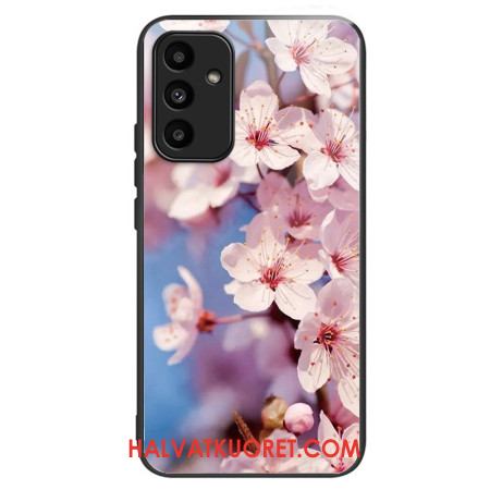 Case Samsung Galaxy A15 Puhelinkuoret Karkaistu Lasi Persikkakukkia