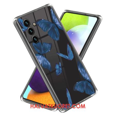 Case Samsung Galaxy A15 Puhelinkuoret Sinisiä Perhosia