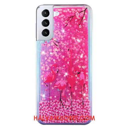 Case Samsung Galaxy S24 Plus 5g Puhelinkuoret Bird Liquid Glitter