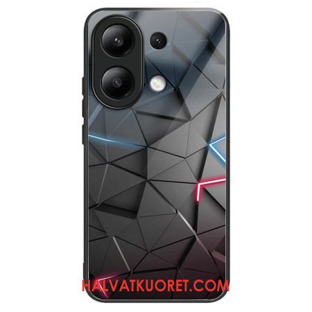 Case Xiaomi Redmi Note 13 4g Puhelinkuoret Karkaistusta Lasista Tehdyt Mustat Kolmiot