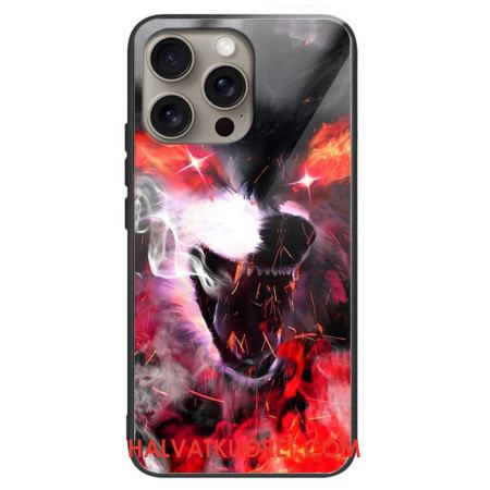 Case iPhone 16 Pro Max Puhelinkuoret Fierce Wolf Karkaistu Lasi