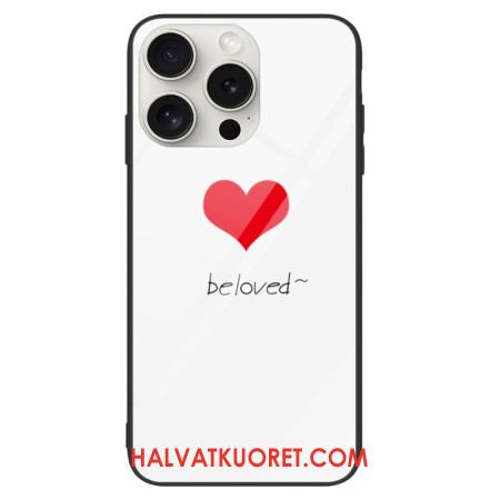 Case iPhone 16 Pro Puhelinkuoret Be Loved Tempered Glass