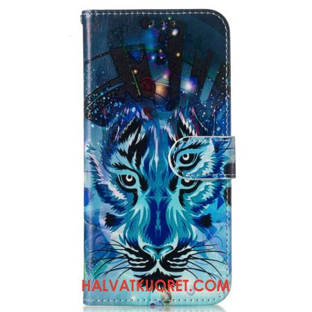 Kotelot Samsung Galaxy S24 Fe Wolf Print Strap