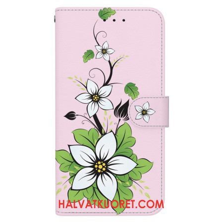 Kotelot Sony Xperia 10 Vi Strappy Lily Suojakuori