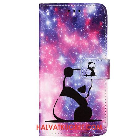 Kuoret Samsung Galaxy A15 Baby Panda Hihnalla