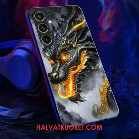 Kuori Samsung Galaxy A16 5g Soita Flash-sarjan Black Dragon