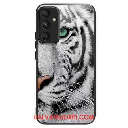 Kuori Samsung Galaxy A55 5g White Tiger Tempered Glass