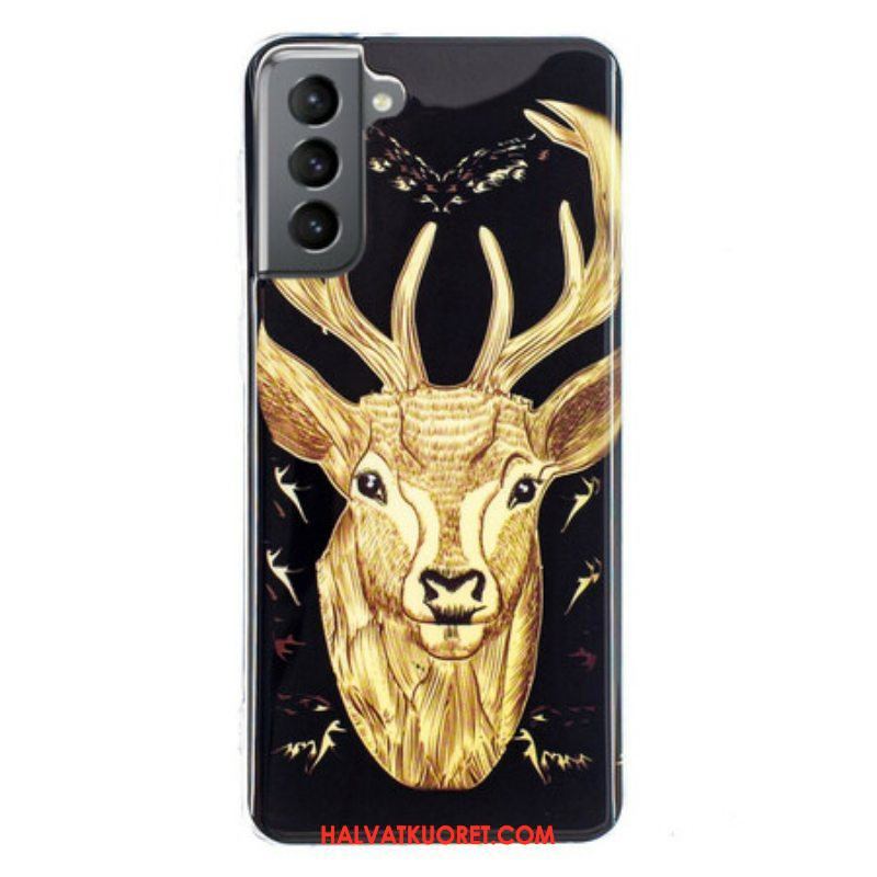 Kuori Samsung Galaxy S21 FE Fluoresoiva Majestic Deer