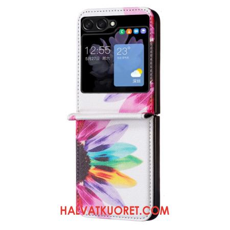 Kuori Samsung Galaxy Z Flip 5 Akvarellikukka