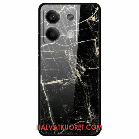 Kuori Xiaomi Redmi Note 13 5g Platinum Black Pattern Tempered Glass Suojakuori