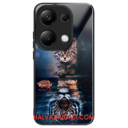 Kuori Xiaomi Redmi Note 13 Pro 4g Cat And Tiger Tempered Glass