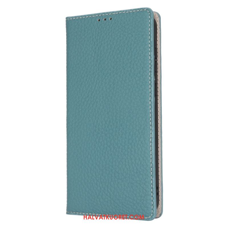 Nahkakotelo Samsung Galaxy S24 Fe Litchi Texture Leather