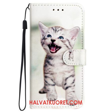 Nahkakotelo Samsung Galaxy S24 Ultra 5g Thong Cat